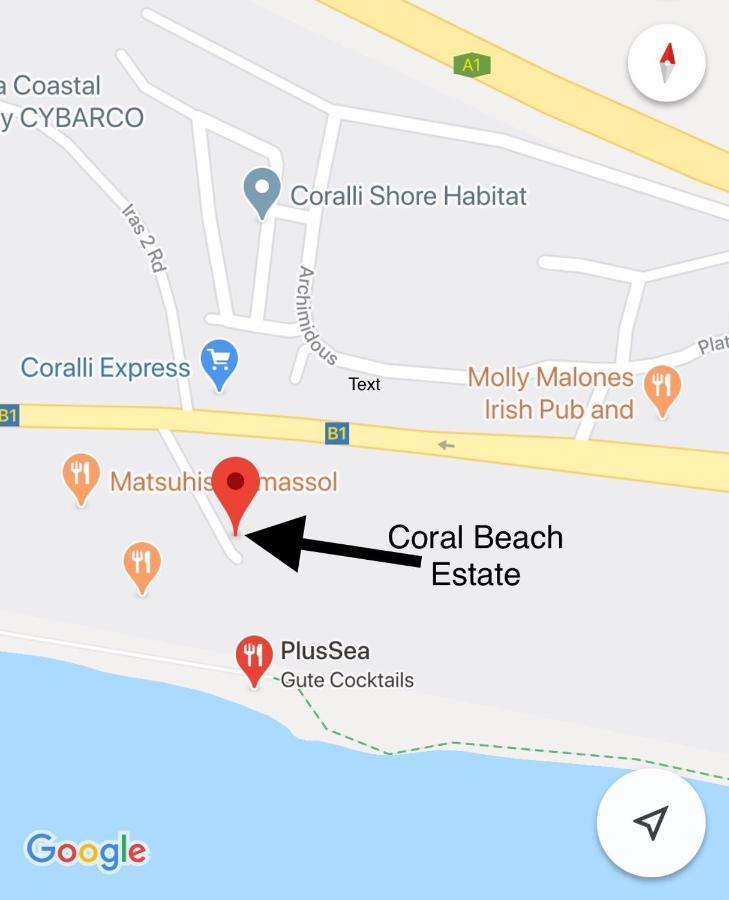 Modern Seaview Beach Studio Limassol Extérieur photo